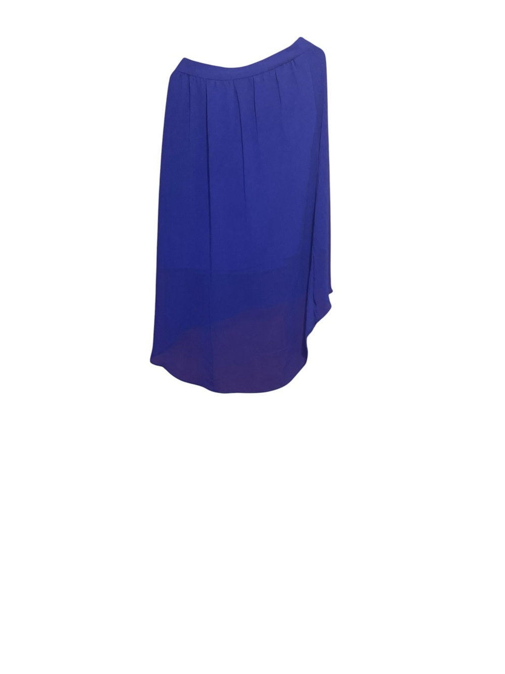 Forever 21 Royal Blue Asymmetric Chiffon Skirt - Picture 8 of 10